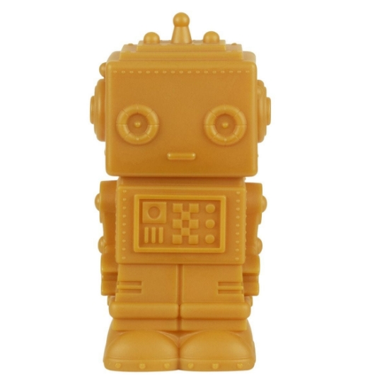 Slika Mini svjetiljka Robot, Gold - A Little Lovely Company