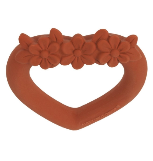 Slika Grickalica za bebe Sweet heart Terracotta - A Little Lovely Company