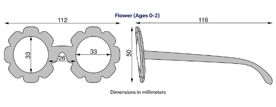 Slika Polarizirane dječje sunčane naočale Flower, Peachy Keen - Babiators