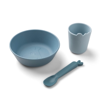 Slika Prvi set za jelo Kiddish, Blue - Done by Deer