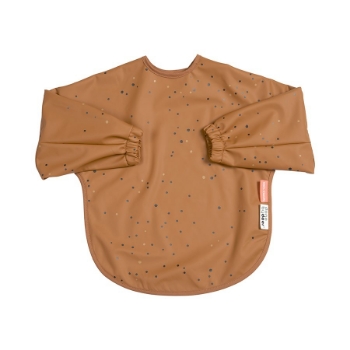 Slika Podbradnjak s rukavima 18m+ Dreamy dots Mustard - Done by Deer