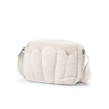 Slika Torba za previjanje za preko ramena, White Bouclé - Elodie