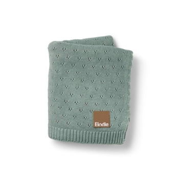 Slika Dekica Pointelle, Pebble Green - Elodie