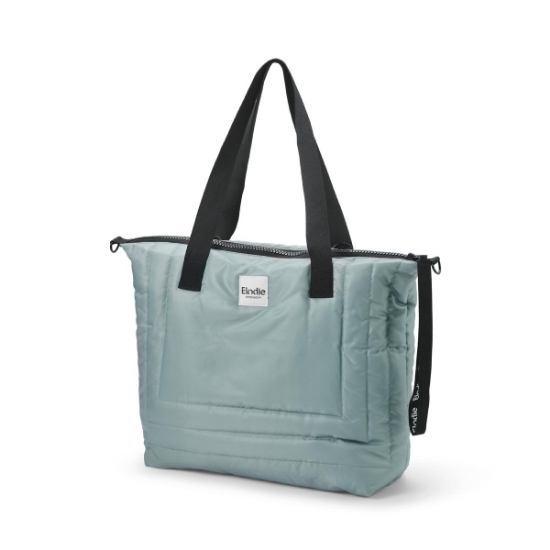 Slika Sportska torba za previjanje Quilted, Pebble Green - Elodie