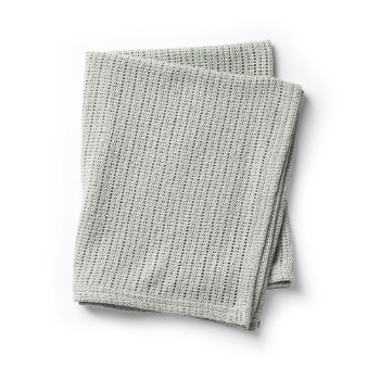 Prikažite detalje za Tanka pletena dekica, Mineral Green - Elodie Slika Tanka pletena dekica, Mineral Green - Elodie