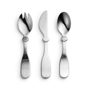 Slika Dječji pribor za jelo, Silver - Elodie