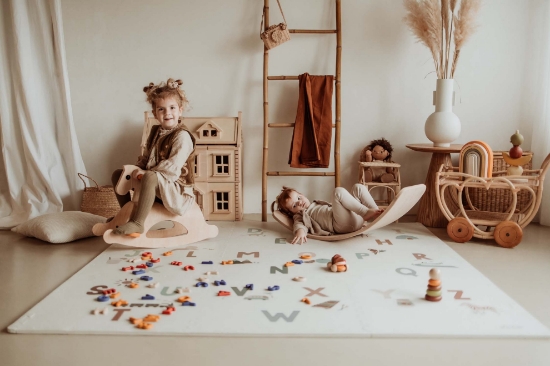 Slika Podloga za igranje 2 u 1 Eva Alphabet/Terrazo - Play&Go