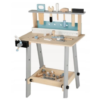 Slika Stol za igru Mali Majstor s alatom od 32 dijelova - Ecotoys