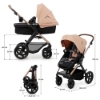 Slika Kolica Moov 2 3u1 MINK PRO, Sand Beige Kinderkraft 