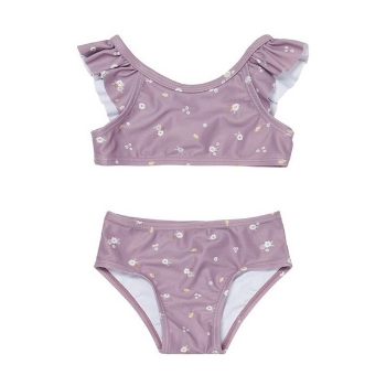 Slika Dvodijelni dječji kupaći kostim 86/92 Mauve Blossom - Little Dutch   