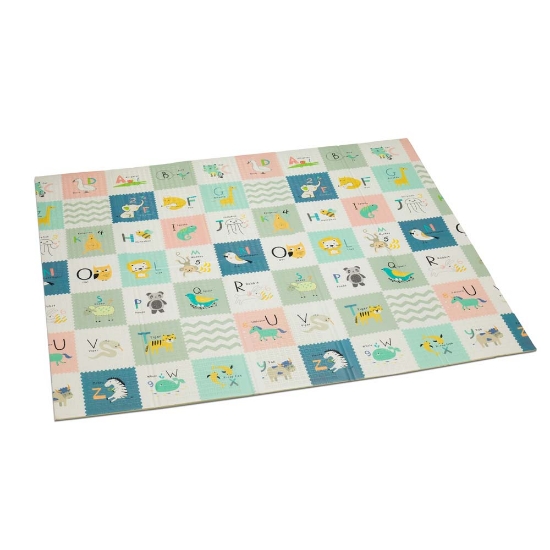 Slika Dvostrana podloga za igru Street Animals, 180 x 200 cm - Fillikid 