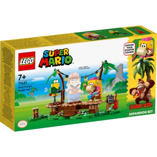 Slika LEGO® SUPER MARIO™ 71421 Priča iz prašume Dixie Kong – proširena staza