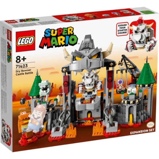 Slika LEGO® SUPER MARIO™ 71423 Bitka u dvorcu Dry Bowsera – proširena staza