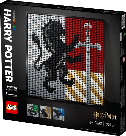 Slika LEGO® ART 31201 Harry Potter™ Grbovi škole Hogwarts™