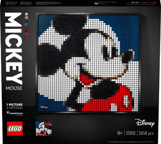 Slika LEGO® ART 31202 Disney's Mickey Mouse