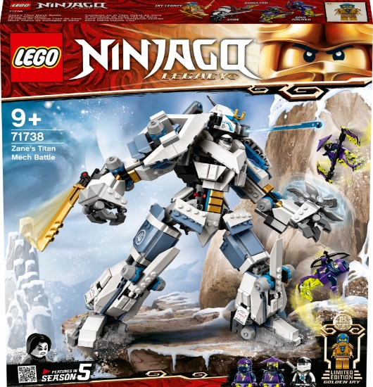 Slika LEGO® NINJAGO® 71738 Bitka Zaneovog titanskog robota