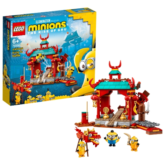 Slika LEGO® MINIONS 75550 Minioni u kung fu sukobu