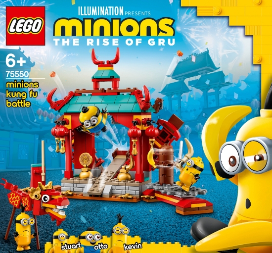 Slika LEGO® MINIONS 75550 Minioni u kung fu sukobu