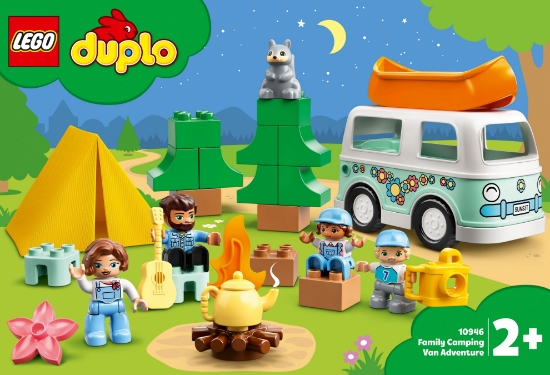 Slika LEGO® DUPLO® 10946 Obiteljska pustolovina s kamperom