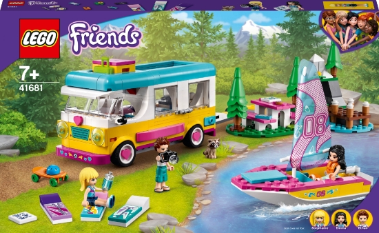 Slika LEGO® FRIENDS 41681 Šumski kamper i jedrilica