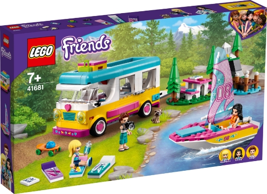 Slika LEGO® FRIENDS 41681 Šumski kamper i jedrilica