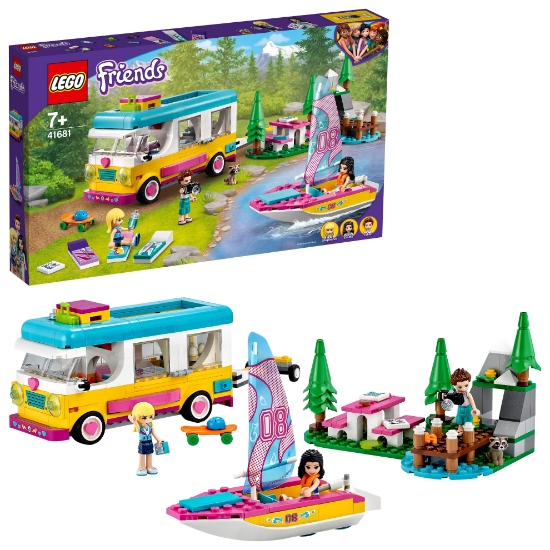 Slika LEGO® FRIENDS 41681 Šumski kamper i jedrilica