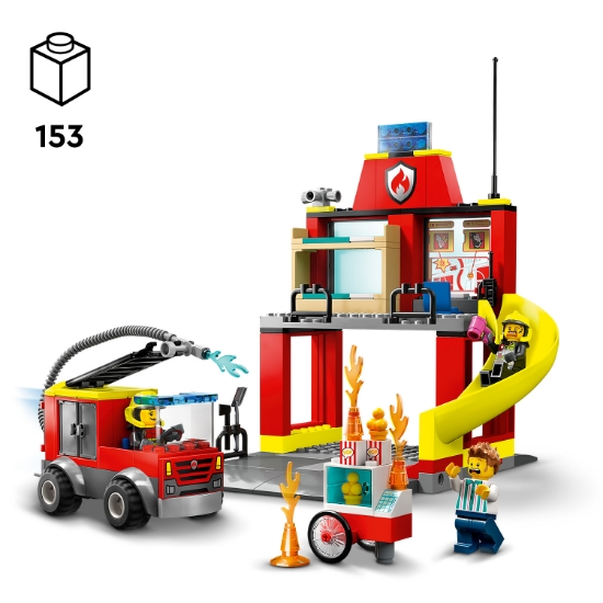 Slika LEGO® CITY 60375 Vatrogasna postaja i vatrogasni kamion