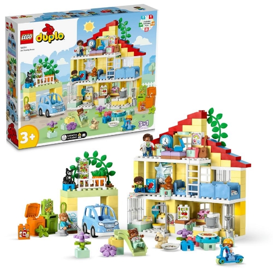 Slika LEGO® DUPLO® 10994 Obiteljska kuća 3-u-1