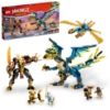 Slika LEGO® NINJAGO® 71796 Elementarni zmaj protiv caričina robota