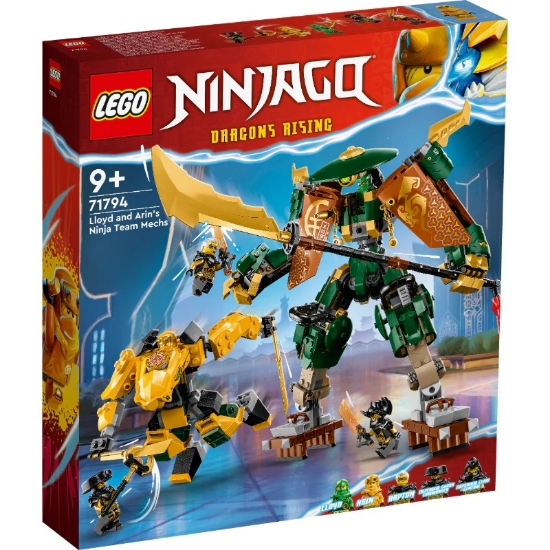 Slika LEGO® NINJAGO® 71794 Roboti Lloyda i Arina u timu ninja