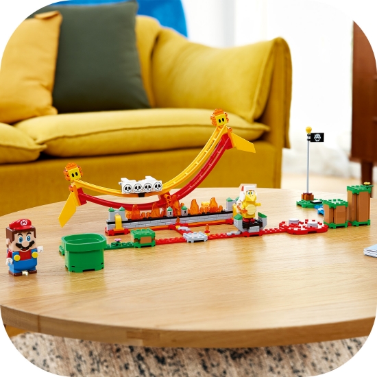 Slika LEGO® SUPER MARIO™ 71416 Vožnja na valu lave – proširena staza