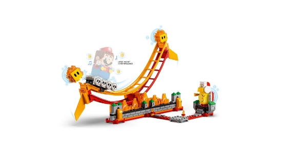 Slika LEGO® SUPER MARIO™ 71416 Vožnja na valu lave – proširena staza