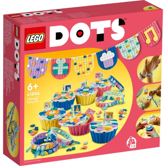 Slika LEGO® DOTS 41806 Kreativni set za tulum