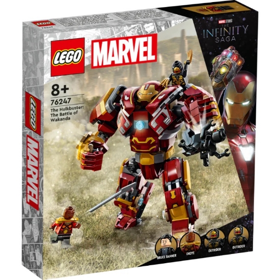 Slika LEGO® SUPER HEROES 76247 Hulkbuster: Bitka za Wakandu