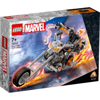 Slika LEGO® SUPER HEROES 76245 Ghost Riderova mehanika i motocikl