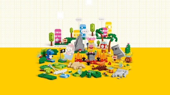 Slika LEGO® SUPER MARIO™ 71418 Kreativna kutija – komplet za tvorce