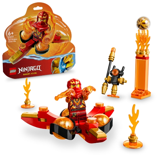 Slika LEGO® NINJAGO® 71777 Kai Dragon-power-Spinjitzu-Flip