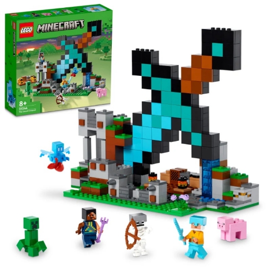 Slika LEGO® MINECRAFT® 21244 Baza s mačem