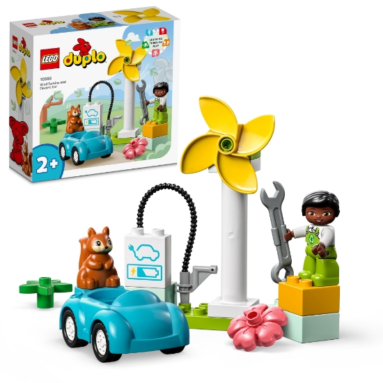 Slika LEGO® Duplo® 10985 Vjetroturbina i električni automobil