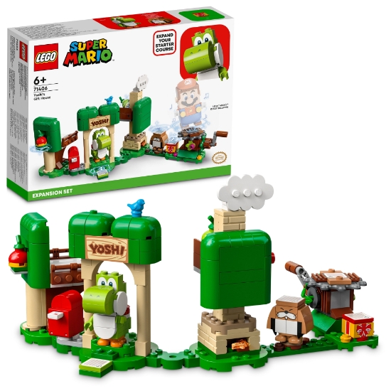 Slika LEGO® SUPER MARIO™ 71406 Yoshijeva poklon-kuća – proširena staza