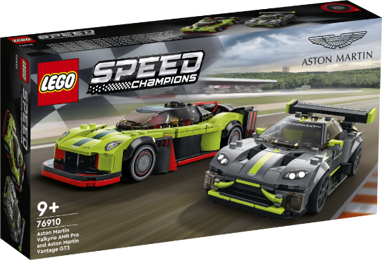 Slika LEGO® SPEED CHAMPIONS 76910 Aston Martin Valkyrie AMR Pro in Aston Martin Vantage GT3