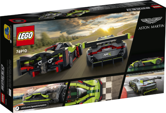 Slika LEGO® SPEED CHAMPIONS 76910 Aston Martin Valkyrie AMR Pro in Aston Martin Vantage GT3