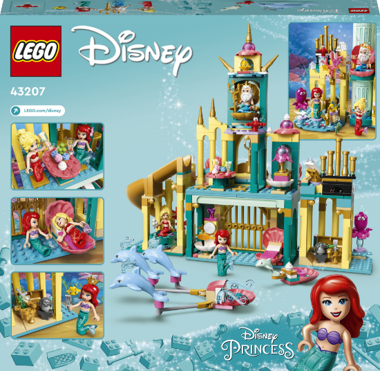 Slika LEGO® DISNEY PRINCESS™ 43207 Arielina podvodna palača