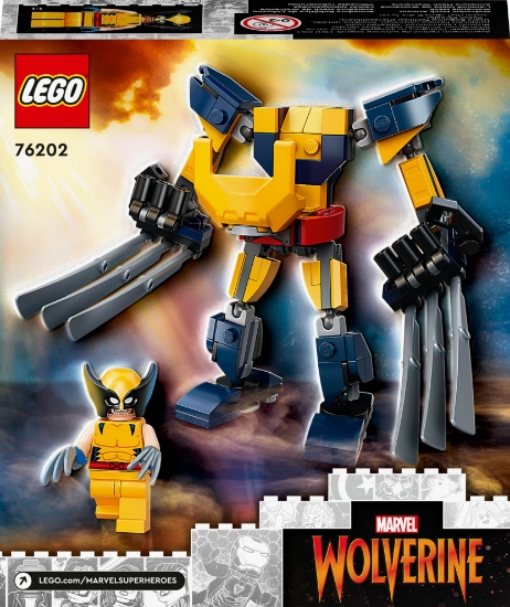 Slika LEGO® SUPER HEROES 76202 Mehanički oklop Wolverinea