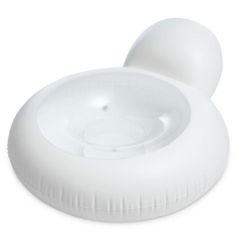 Prikažite detalje za Okrugli madrac na napuhavanje bijeli INTEX  Slika Okrugli madrac na napuhavanje bijeli INTEX