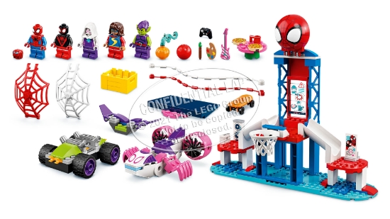 Slika LEGO® SPIDEY 10784 Spider-Manovo paučje skrovište