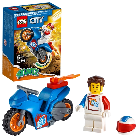 Slika LEGO® CITY 60298 Raketni motocikl za vratolomije