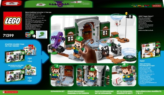 Slika LEGO® SUPER MARIO™ 71399 Luigijeva vila: Ulaz, komplet za proširenje