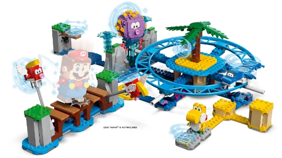 Slika LEGO® SUPER MARIO™ 71400 Big Urchin u vožnji plažom