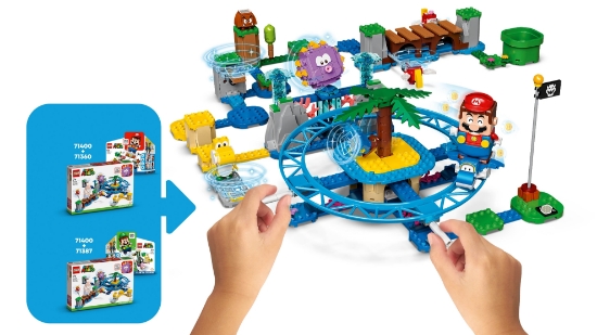 Slika LEGO® SUPER MARIO™ 71400 Big Urchin u vožnji plažom